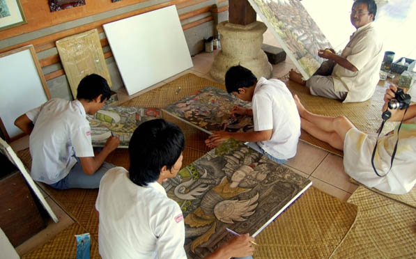 Bali Art Painting Batuan Village