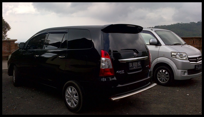 Private vehicle fleet used for inter-hotel transfers in Bali